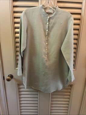 Charlotte Kellogg Soft mint green Tunic